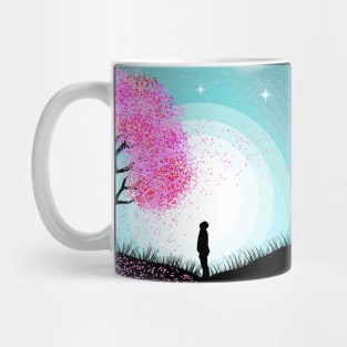 Lonely night sky Mug